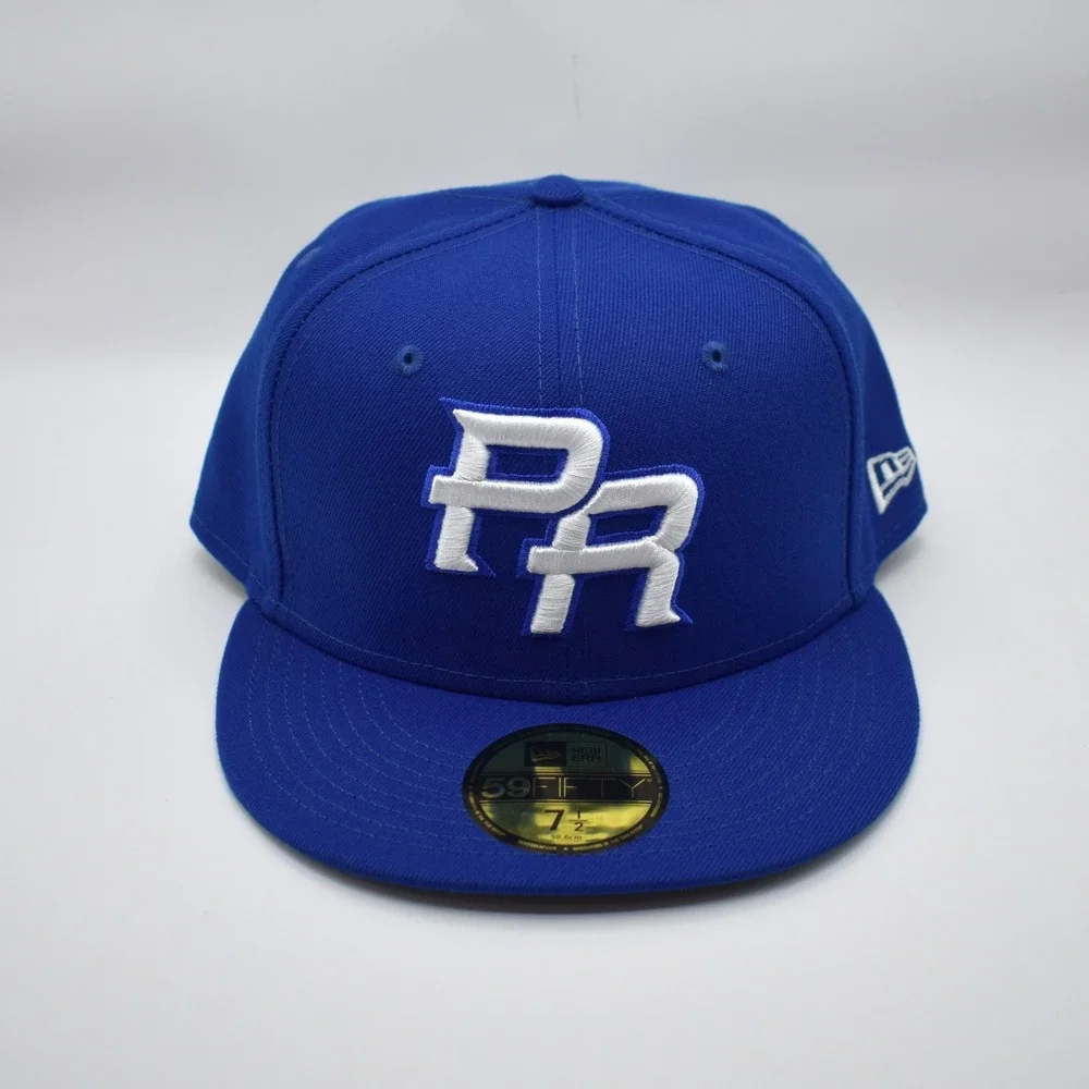 New Era 59FIFTY Puerto Rico PR WBC World Baseball Fitted Hat Cap 7 1/2 Blue NWT